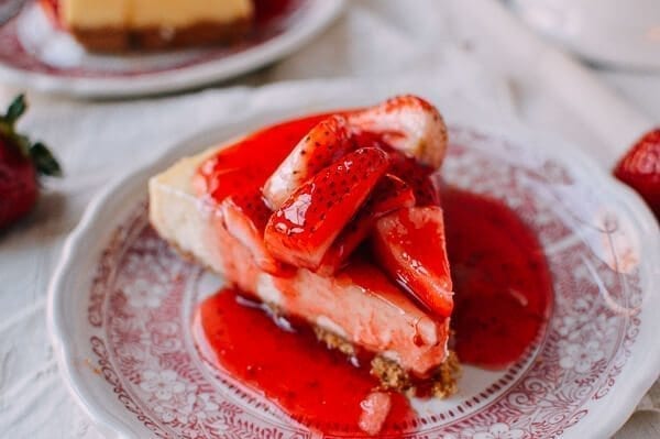 Strawberry Cheesecake, by thewoksoflife.com