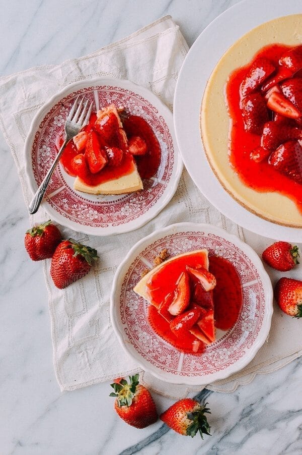 Strawberry Cheesecake, by thewoksoflife.com