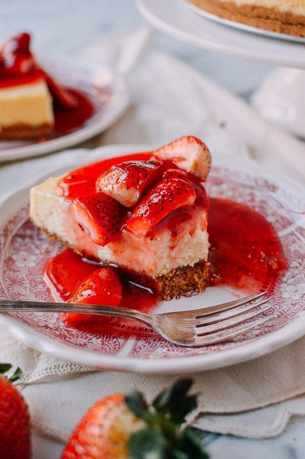 Strawberry Cheesecake, by thewoksoflife.com