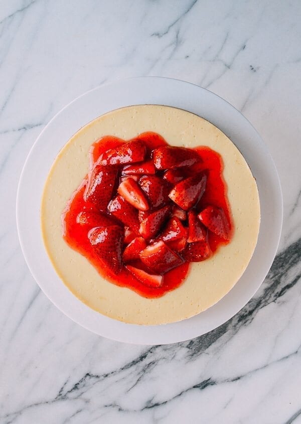 Strawberry Cheesecake, by thewoksoflife.com