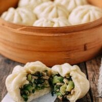 Steamed Vegetable Buns, by thewoksoflife.com