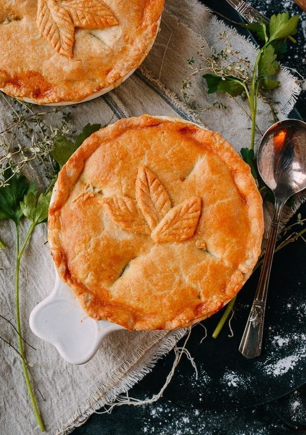Chicken Pot Pie, by thewoksoflife.com