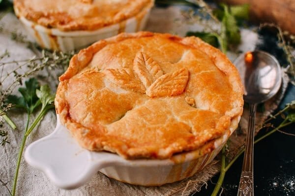 Chicken Pot Pie, by thewoksoflife.com
