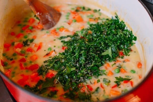 Chicken Pot Pie, by thewoksoflife.com