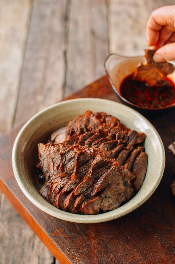 Spiced Braised Beef Shank, by thewoksoflife.com