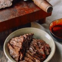 Spiced Braised Beef Shank, by thewoksoflife.com