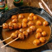 Hong Kong Curry Fish Balls, by thewoksoflife.com