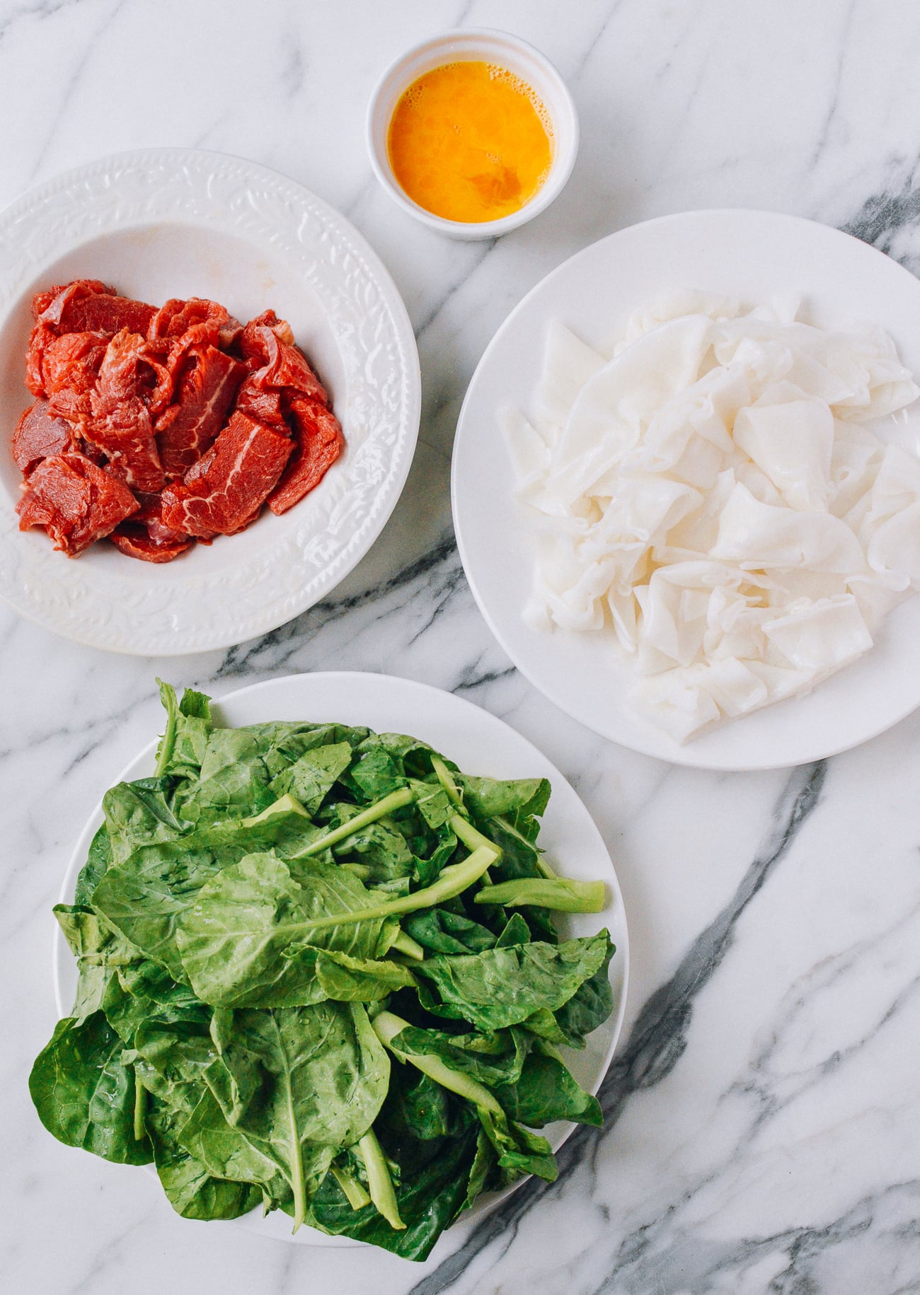 Ingredients for pad see ew