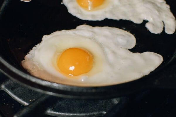 Crispy “Sichuan” Potato Cakes and Eggs, by thewoksoflife.com