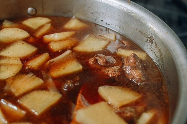 Braised Beef Noodle Soup, by thewoksoflife.com