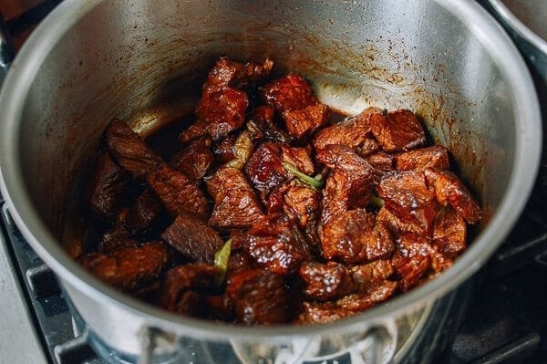 Braised Beef Noodle Soup, by thewoksoflife.com