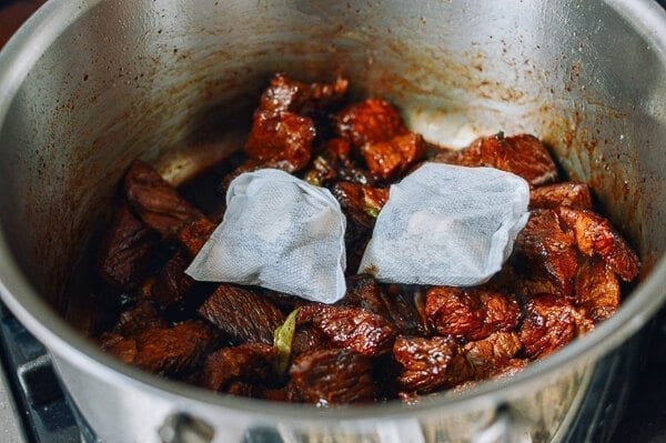 Braised Beef Noodle Soup, by thewoksoflife.com