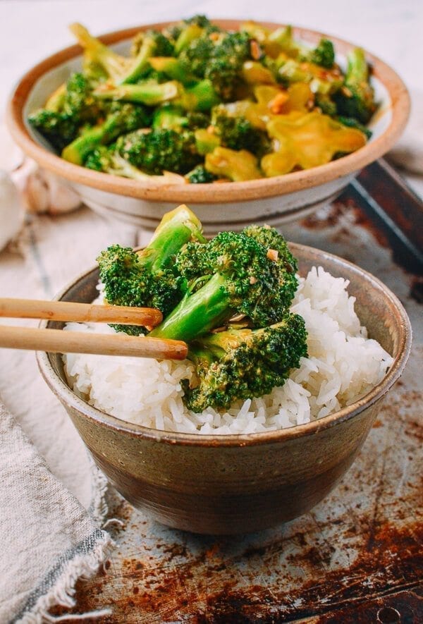Takeout-Style Broccoli with Garlic Sauce, by thewoksoflife.com