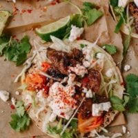 Beef Bulgogi Tacos - Korean Mexican Fusion, by thewoksoflife.com
