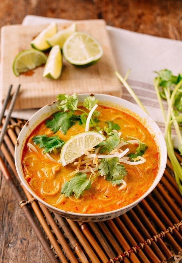 Curry Mee Malaysian Noodle Soup, by thewoksoflife.com