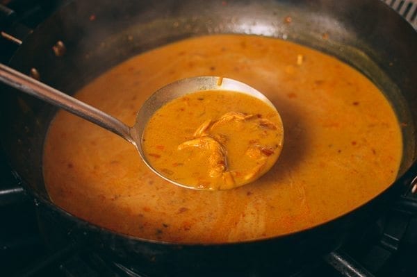 Curry Mee Malaysian Noodle Soup, by thewoksoflife.com