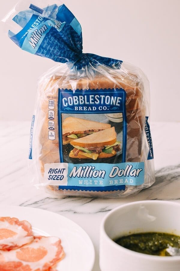 Green Eggs & Ham Grilled Cheese, by thewoksoflife.com