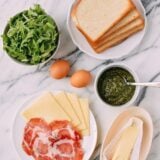 Green Eggs & Ham Grilled Cheese, by thewoksoflife.com