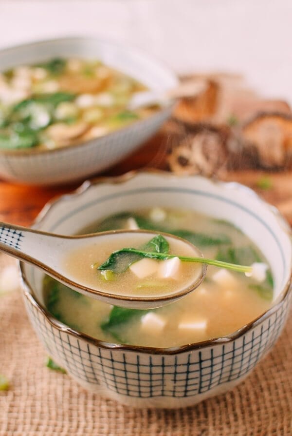 Superfood Miso Soup, by thewoksoflife.com