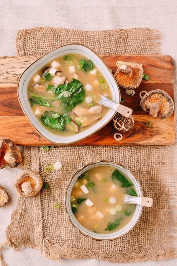 Superfood Miso Soup, by thewoksoflife.com