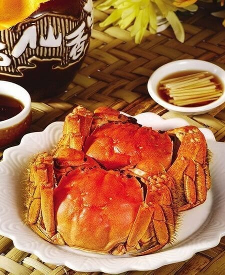 Good Eats in Shanghai: A Culinary Tour of Shanghai Cuisine - steamed hairy crab, by thewoksoflife.com