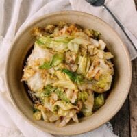 Stir-Fried Lettuce, A Healthy Cooked Lettuce Recipe, by thewoksoflife.com