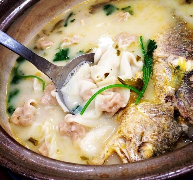 Good Eats in Shanghai: A Culinary Tour of Shanghai Cuisine - yellow croaker wonton, by thewoksoflife.com