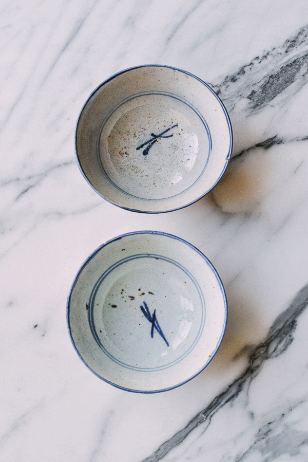 Crispy Salmon Skin Rice Bowls, by thewoksoflife.com