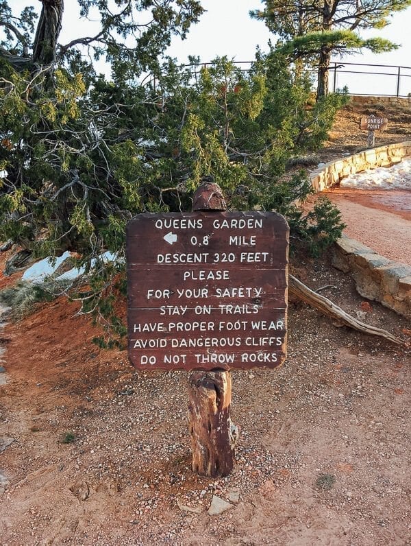 Queens Garden Trail Bryce Canyon