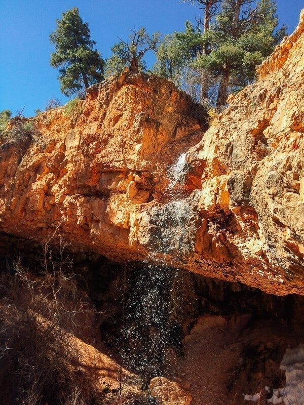 Mossy Cave waterfall
