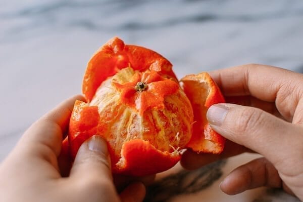 How to Make Dried Tangerine Peel for Chinese Cooking, by thewoksoflife.com