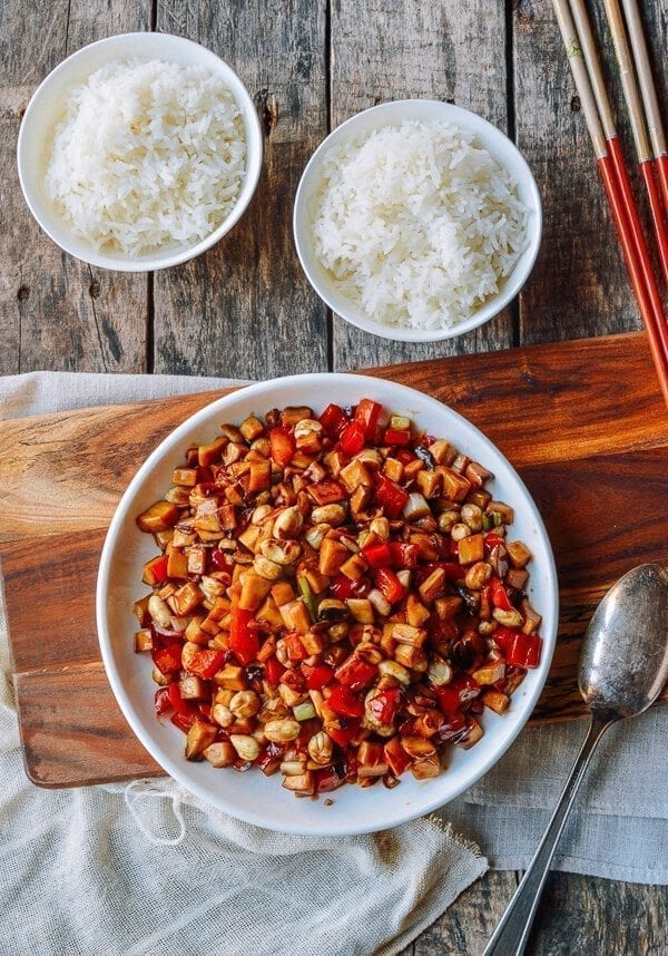 Kung Pao Mushrooms, by thewoksoflife.com