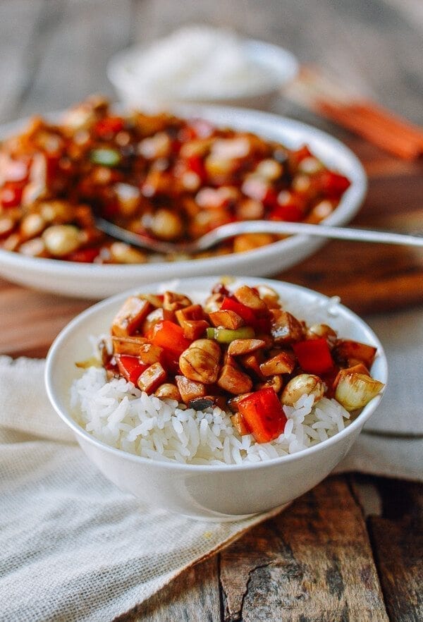 Kung Pao Mushrooms, by thewoksoflife.com