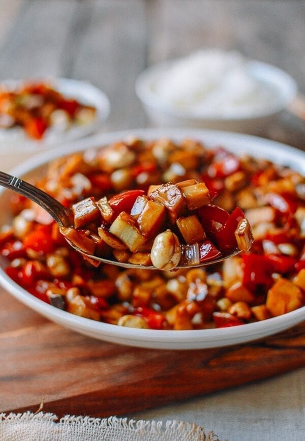 Kung Pao Mushrooms, by thewoksoflife.com