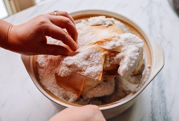 Salt Baked Chicken, by thewoksoflife.com