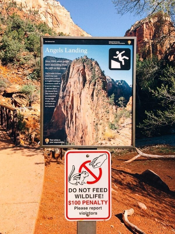 Angel's Landing Trailhead