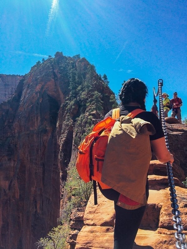 Hiking Angel's Landing, by thewoksoflife.com