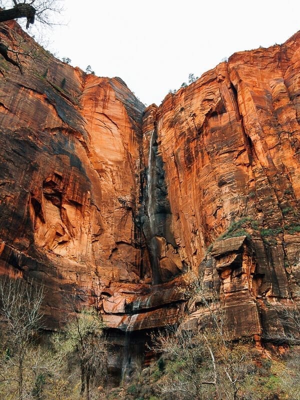 Zion Riverside Walk Waterfall