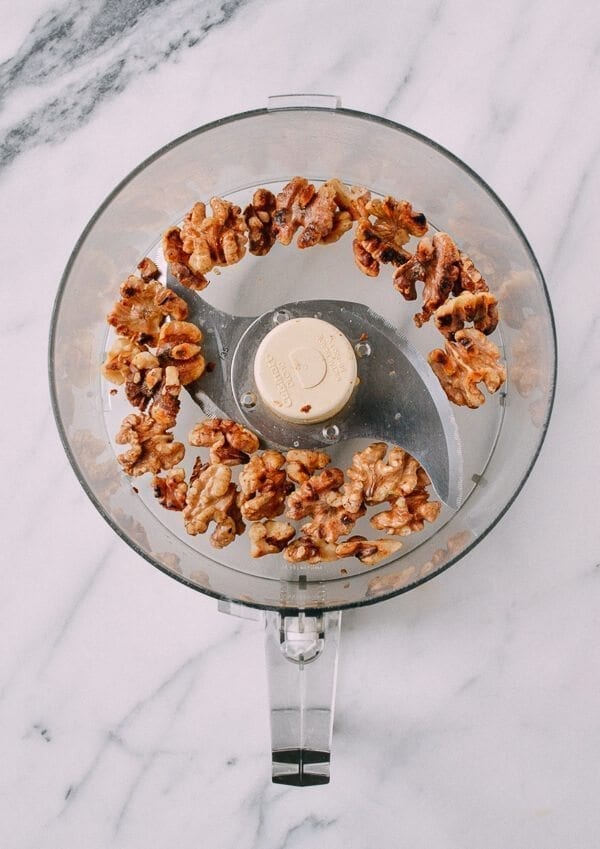 Basil Mint Pesto Pasta, by thewoksoflife.com