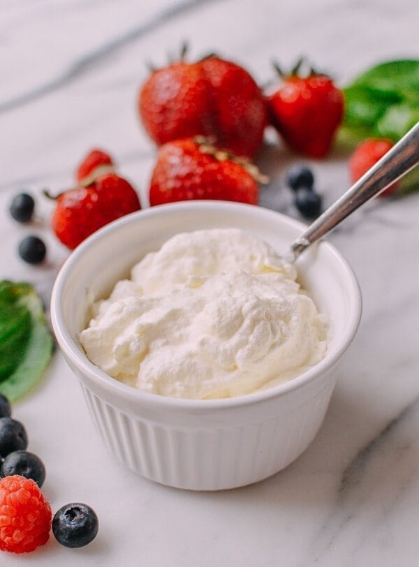 Basil Berry Cake, by thewoksoflife.com