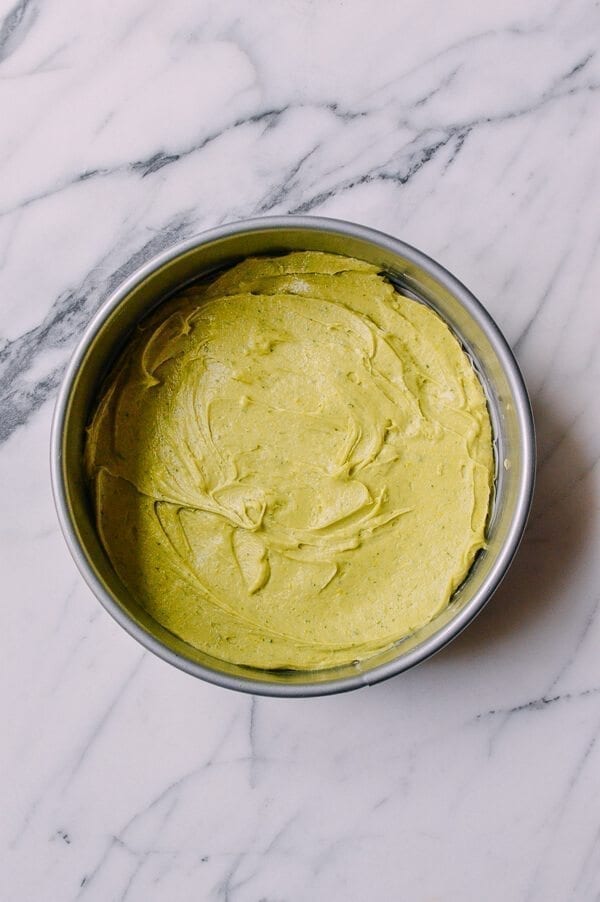 Basil Berry Cake, by thewoksoflife.com