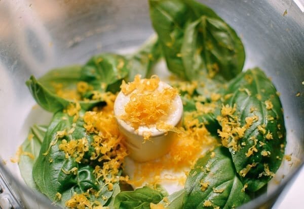 Basil Berry Cake, by thewoksoflife.com