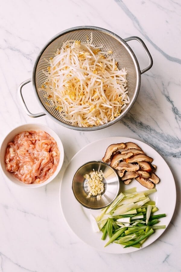 Chicken and Bean Sprouts, by thewoksoflife.com