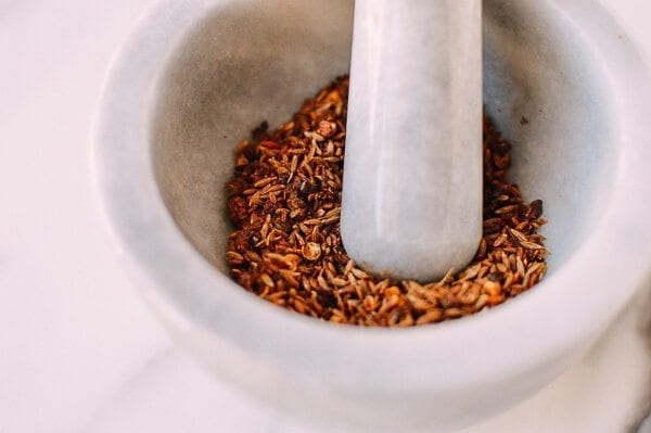 Cumin Lamb Burgers, by thewoksoflife.com