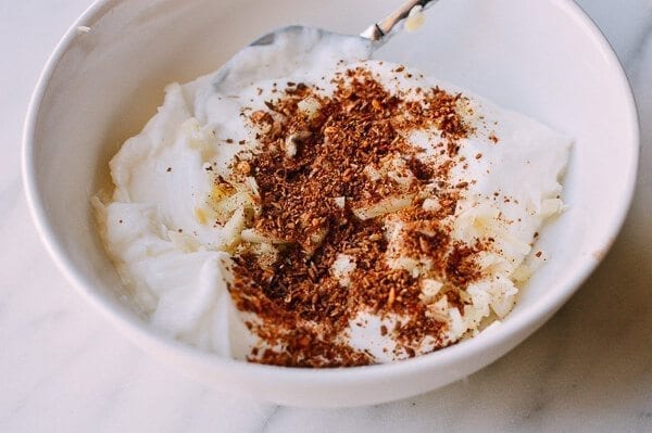 Cumin Lamb Burgers, by thewoksoflife.com