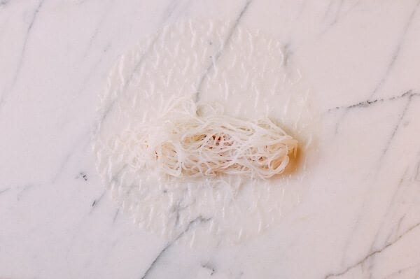 Vietnamese Summer Rolls with Seared Shrimp, by thewoksoflife.com