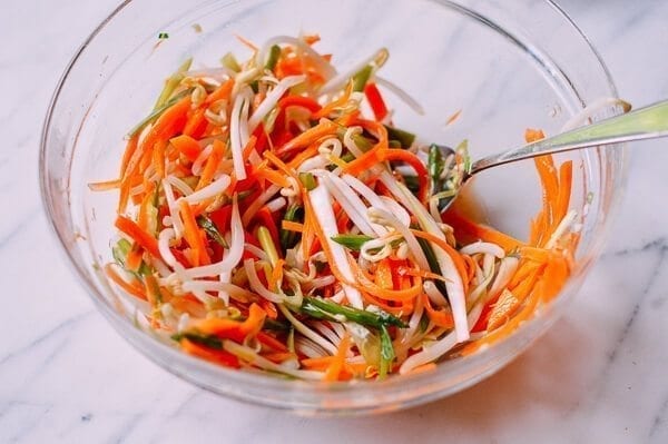 Vietnamese Summer Rolls with Seared Shrimp, by thewoksoflife.com