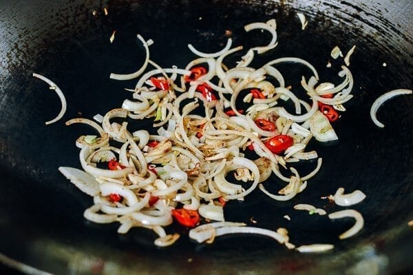 Thai Chicken Stir-fry with Basil & Mint, by thewoksoflife.com