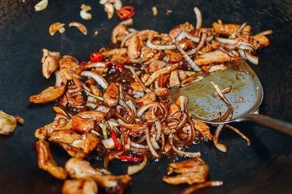 Thai Chicken Stir-fry with Basil & Mint, by thewoksoflife.com