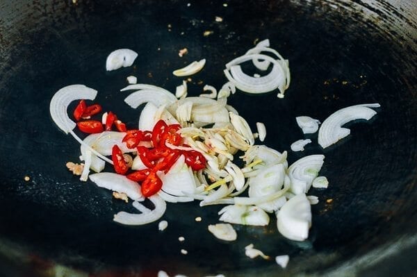 Thai Chicken Stir-fry with Basil & Mint, by thewoksoflife.com